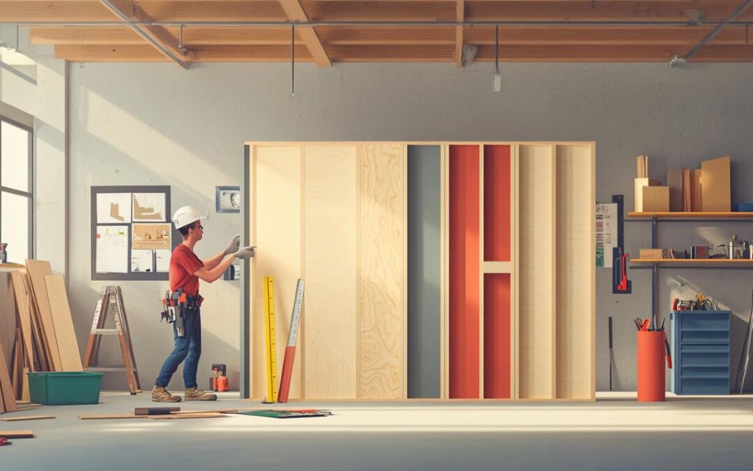 Guide pratique : construire et poser une cloison amovible en 7 étapes simples